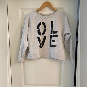 Kerri Rosenthal LOVE sweatshirt. Perfect condition!